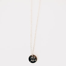 Load image into Gallery viewer, Custom Handwriting Engraved Necklace
