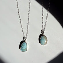 Load image into Gallery viewer, Larimar Necklace-Sterling Silver