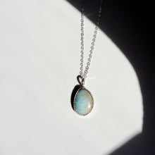 Load image into Gallery viewer, Larimar Necklace-Sterling Silver