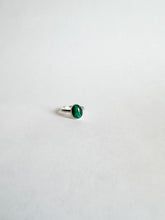 Load image into Gallery viewer, Malachite Sterling Silver Ring Size 6
