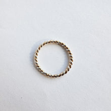 Load image into Gallery viewer, Marcy Mixed Metal Twisted Stacking Ring