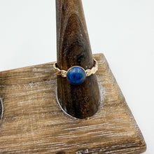Load image into Gallery viewer, Denim Lapis Samantha Twisted Ring | Size 9