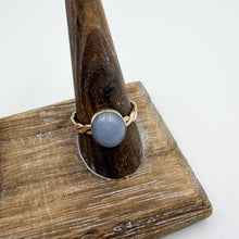 Load image into Gallery viewer, Angelite Samantha Twisted Ring | Size 10