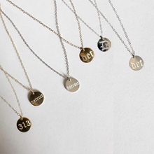 Load image into Gallery viewer, Detroit Engraved Necklaces