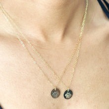 Load image into Gallery viewer, Initial Paw Print Necklace