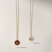 Load image into Gallery viewer, Initial Paw Print Necklace