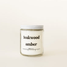 Load image into Gallery viewer, Teakwood Amber Candle