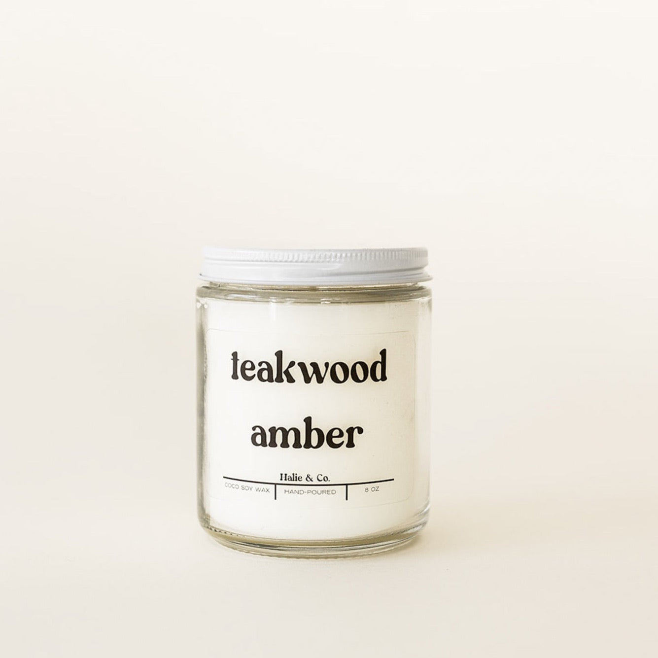 Teakwood Amber Candle