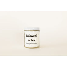 Load image into Gallery viewer, Teakwood Amber Candle