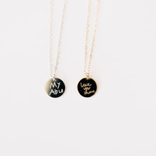 Load image into Gallery viewer, Custom Handwriting Engraved Necklace
