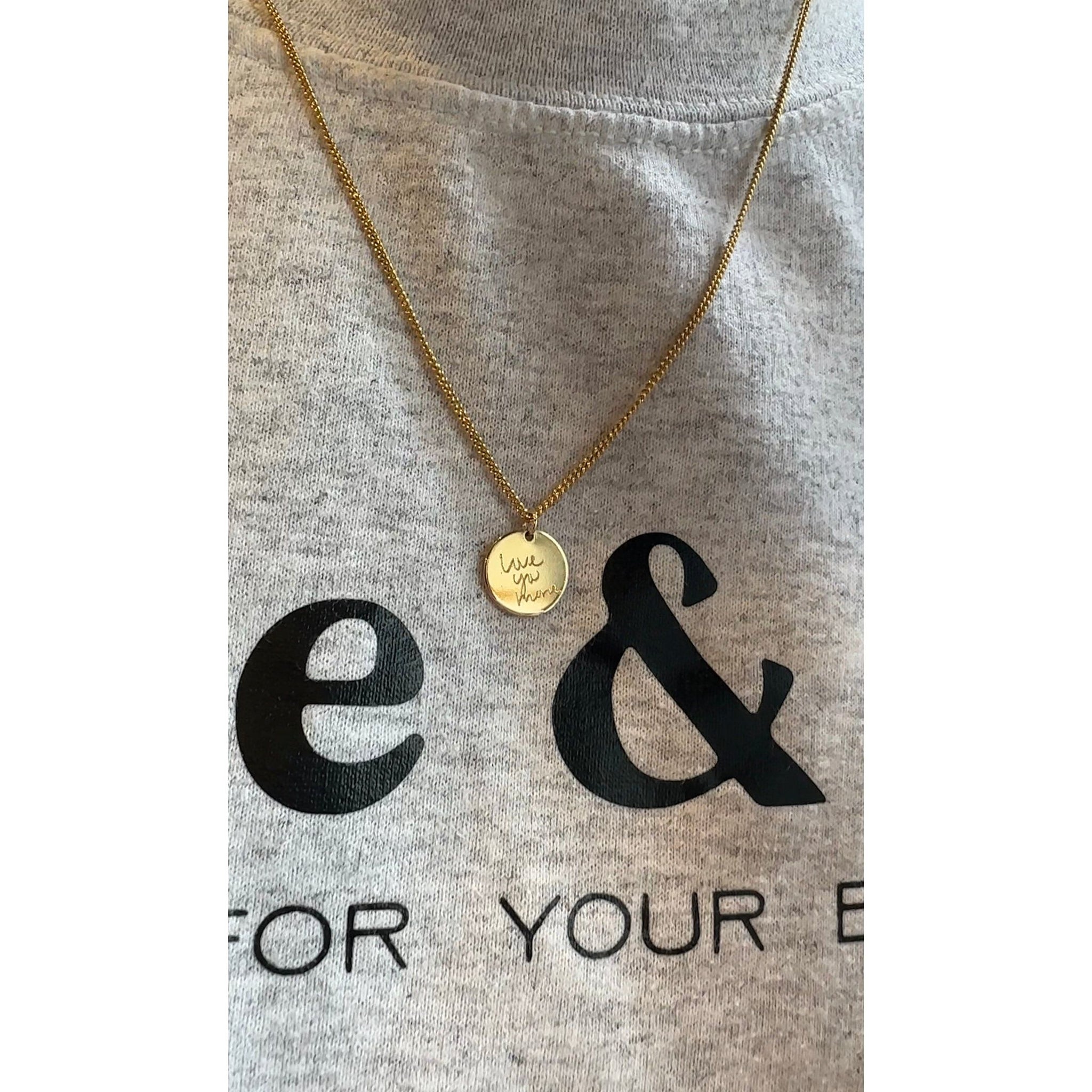 Mini Cursive Name Necklace – Happy Jewelers