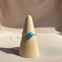 Load image into Gallery viewer, Blue Howlite Sterling Silver Ring Size 8.5
