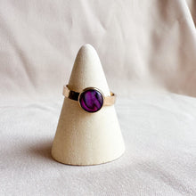 Load image into Gallery viewer, Paua Shell Cigar Band 14k Gold Filled Size  7- Ready to Ship
