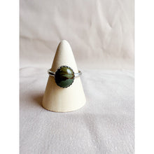Load image into Gallery viewer, Picture Jasper Ring Size 8 Sterling Silver Crown- Ready To Ship
