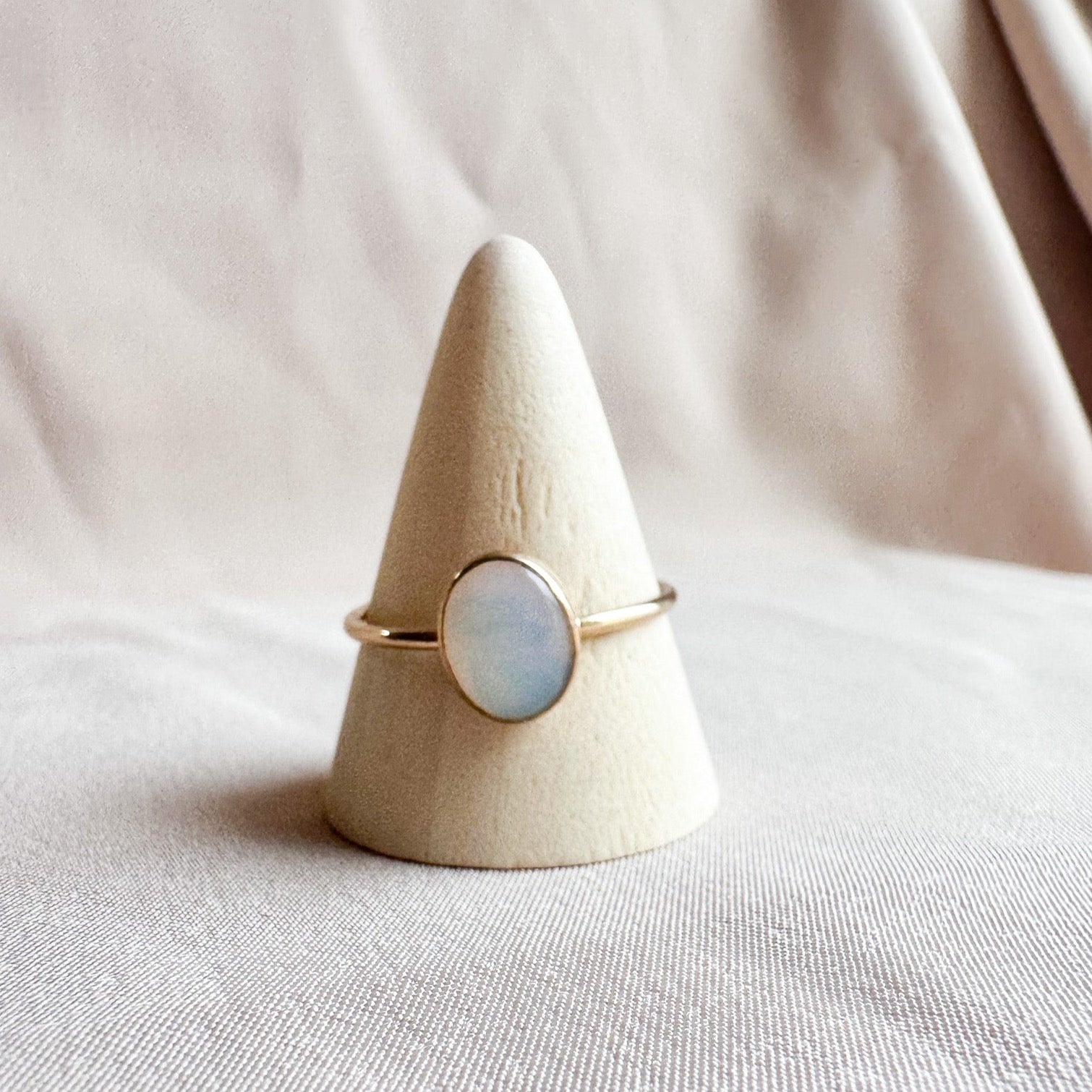 Translucent Glass Ring - Made to Order – Halie & Co.