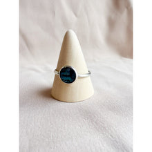 Load image into Gallery viewer, Sterling Silver Paua Shell Ring Size 12.5 - Ready to Ship
