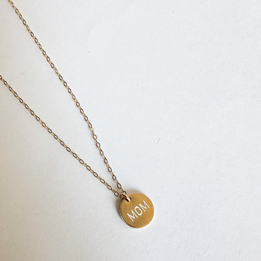 Engraved Mama/Mom Necklace