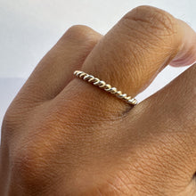 Load image into Gallery viewer, Marcy Mixed Metal Twisted Stacking Ring
