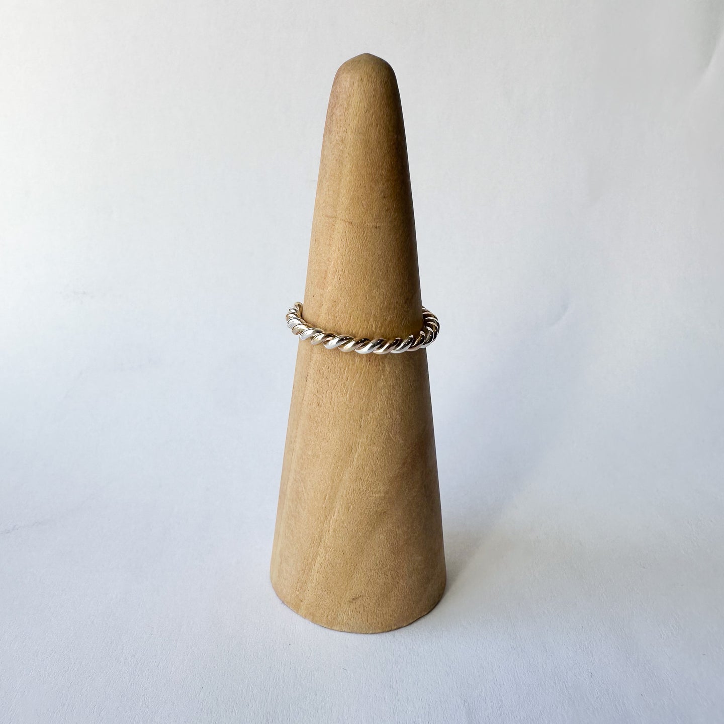 Bold Marcy Mixed Metal Twisted Stacking Ring