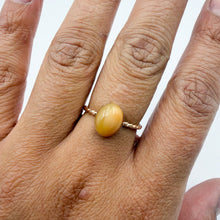 Load image into Gallery viewer, Yellow Opal Twisted Ring | Size 7.5
