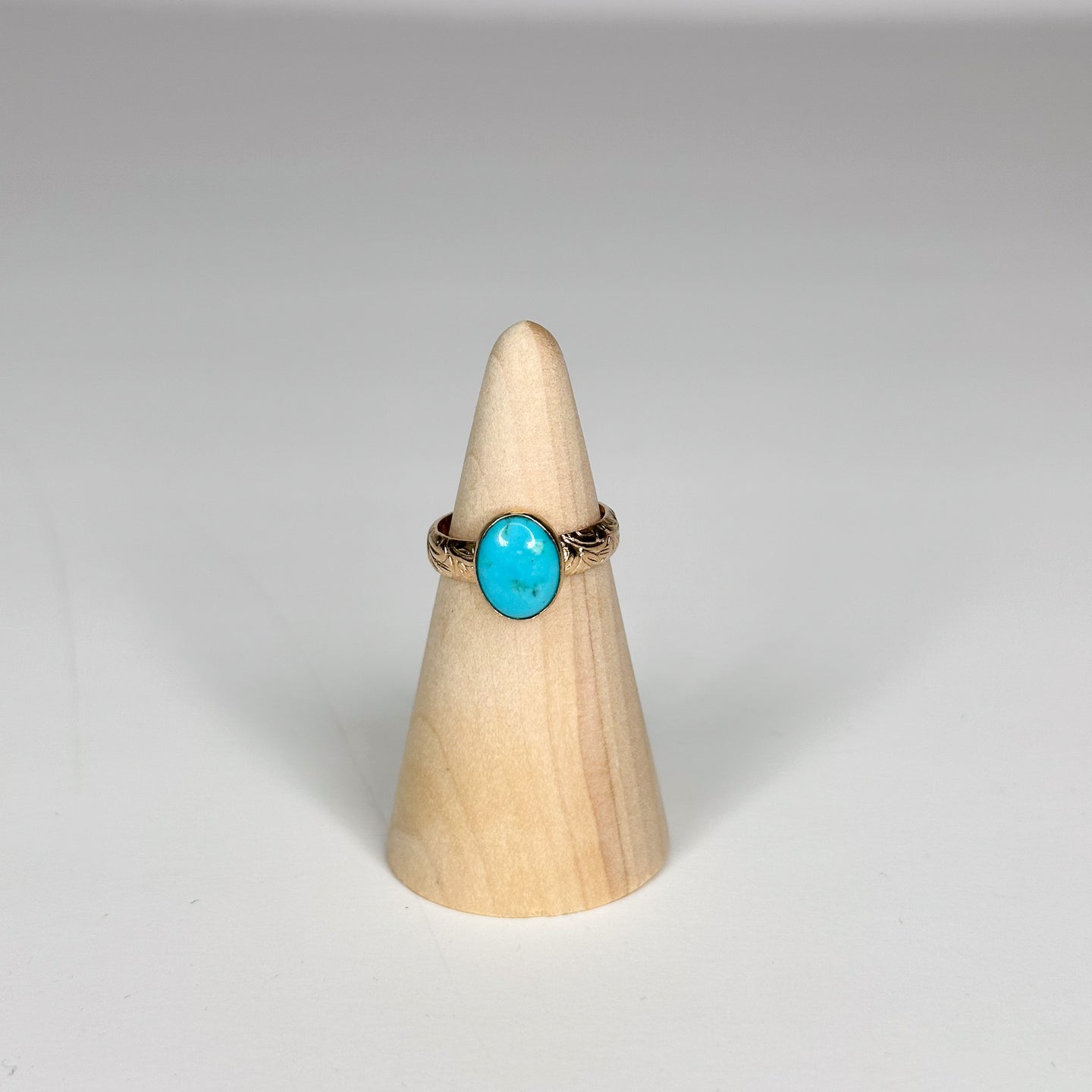 Turquoise Flora 14K Gold FIlled-Size 5