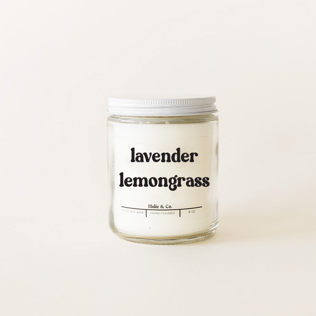 Lavender Lemongrass Candle