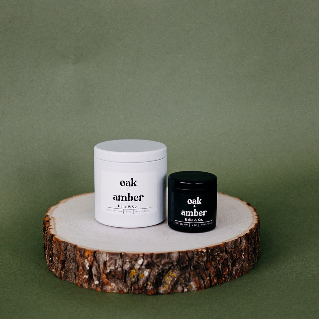 Oak & Amber Candle
