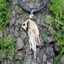 Load image into Gallery viewer, Bronze Broomstick Cast Necklace
