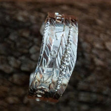 Load image into Gallery viewer, Sterling Silver Mixed Metal Cuff Bracelet
