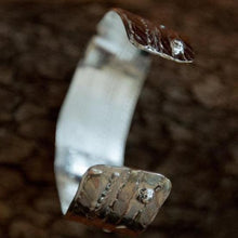 Load image into Gallery viewer, Sterling Silver Mixed Metal Cuff Bracelet
