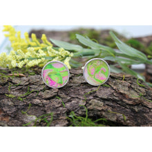 Load image into Gallery viewer, Sterling Silver and Acrylic Cuff Links
