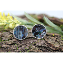 Load image into Gallery viewer, Sterling Silver and Acrylic Cuff Links
