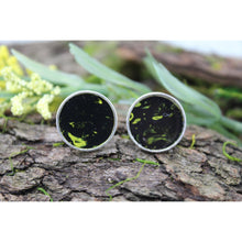 Load image into Gallery viewer, Sterling Silver and Acrylic Cuff Links
