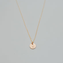Load image into Gallery viewer, Initial Letter Pendant Stamped Necklace CHARM ONLY

