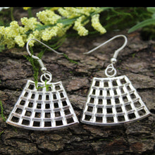 Load image into Gallery viewer, Sterling Silver Pyramid Earrings
