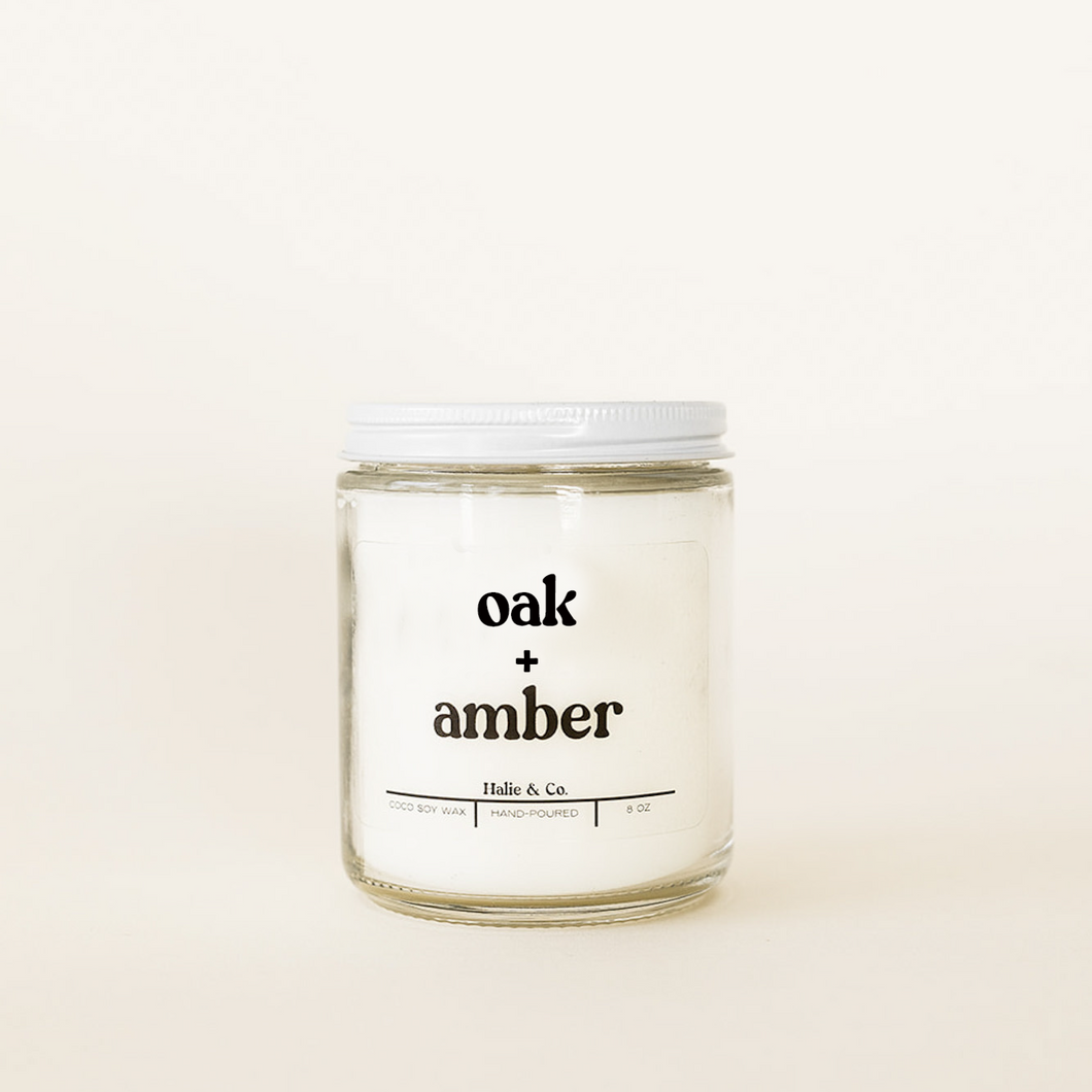 Oak & Amber Candle