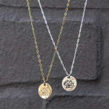 Load image into Gallery viewer, Intial Paw Print Necklace

