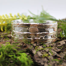 Load image into Gallery viewer, Sterling Silver Mixed Metal Cuff Bracelet
