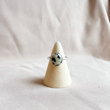 Load image into Gallery viewer, Dalmatian Jasper Ring Sterling Silver Size 6- Ready to Ship
