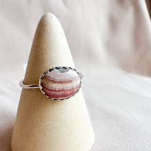 Load image into Gallery viewer, Rhodonite Sterling Silver Ring Size 6.5 - Ready To Ship
