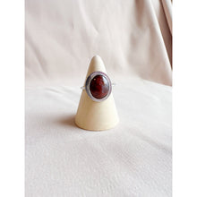 Load image into Gallery viewer, Fire Agate Sterling Silver Ring Size 7 - Ready To Ship
