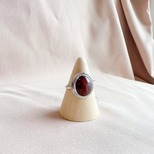 Load image into Gallery viewer, Fire Agate Sterling Silver Ring Size 7 - Ready To Ship
