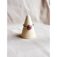 Load image into Gallery viewer, Rhodonite Ring Sterling Silver Ring Size 7 - Ready To Ship
