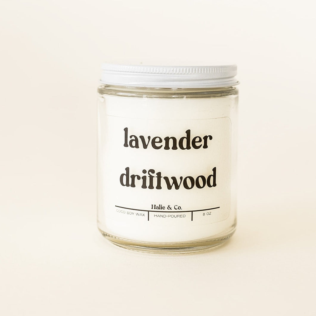 Lavender Driftwood Candle