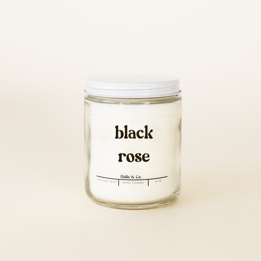 Black Rose Candle