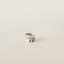 Load image into Gallery viewer, Sterling Silver and 14K Gold Filled Spinner Ring

